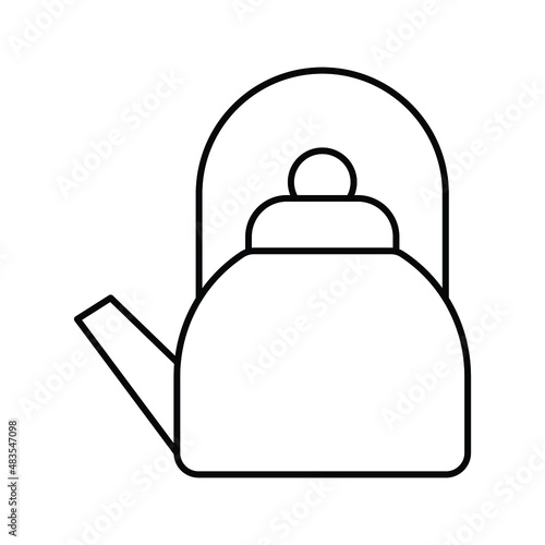 Tea kettle Isolated Vector icon which can easily modify or edit