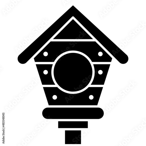 birdhouse solid icon