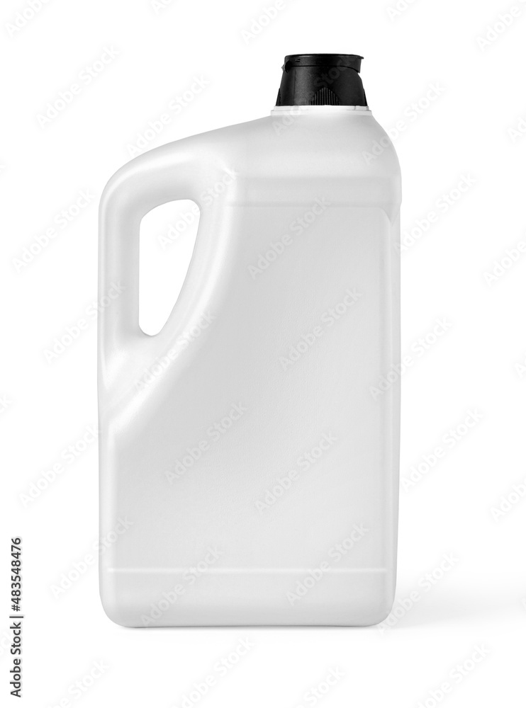 White Plastic Blank Container Canister White Plastic Blank Container Canister