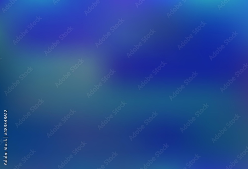 Light BLUE vector abstract blurred template. Light BLUE vector abstract blurred template.