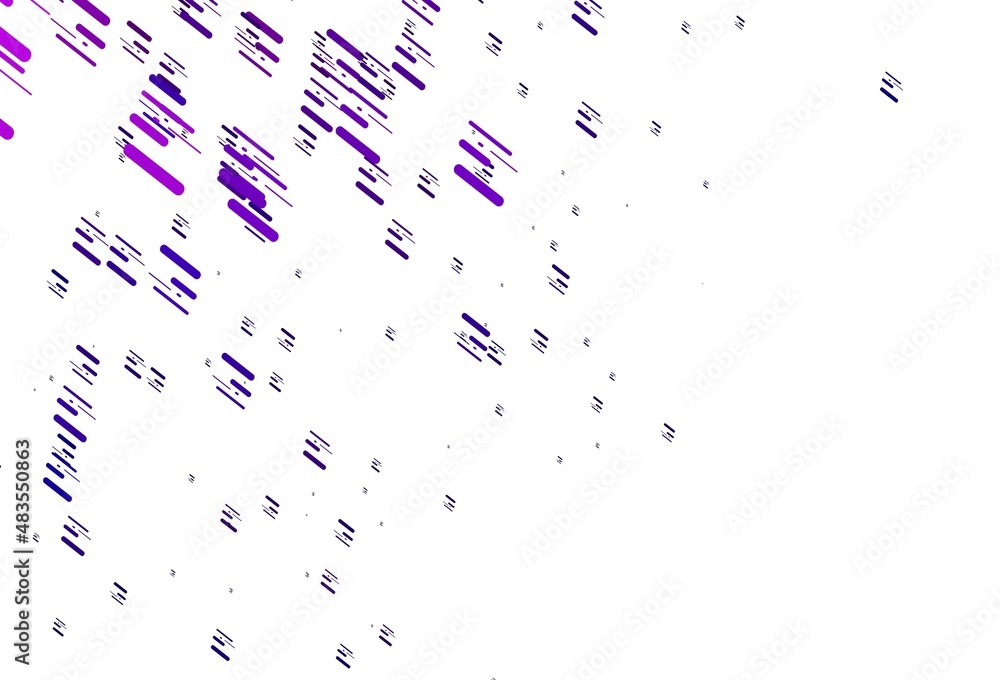 Obraz premium Light Purple, Pink vector background with straight lines.