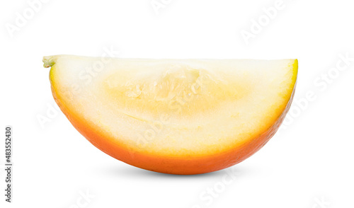 orange kumquat isolated on white