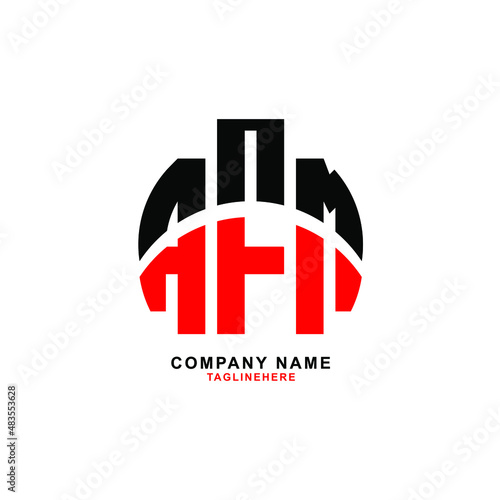 AAA letter design. AAA letter logo design with white background. AAA creative letter logo with two colors.
