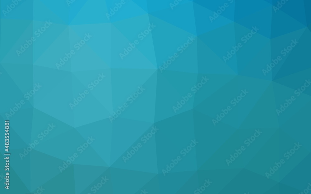 Light BLUE vector polygon abstract layout. Light BLUE vector polygon abstract layout.