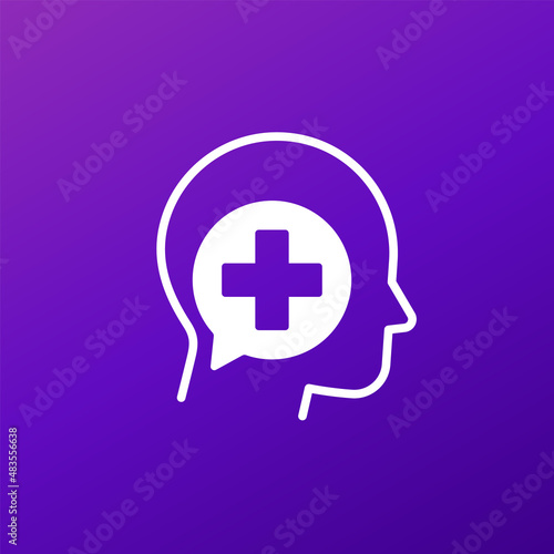 help for neck pain vector icon