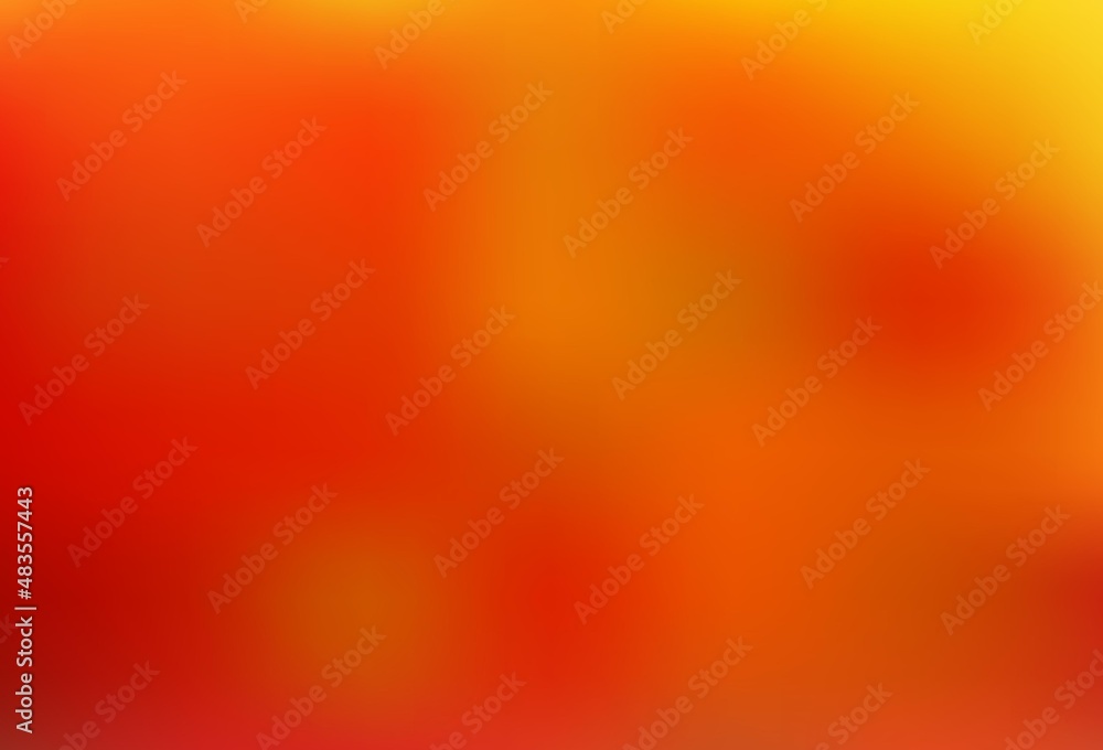 Light Red, Yellow vector blurred bright template. Light Red, Yellow vector blurred bright template.