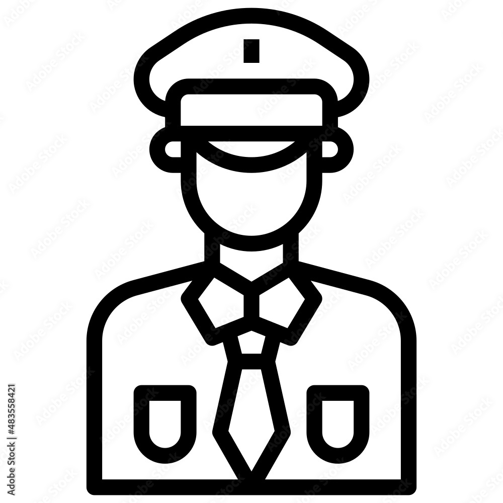 Jobs and professions avatars_policeman Jobs and professions avatars_policeman