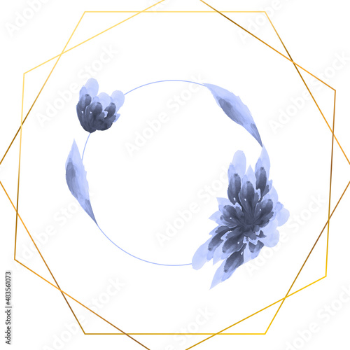 Decorative greeting card, invitation design background, birthday party. Very peri color. 