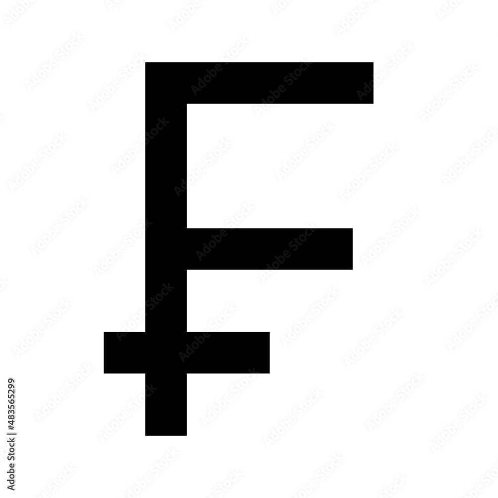 Currency Franc Icon, Franc Symbol, Franc Vector Currency Franc Icon, Franc Symbol, Franc Vector