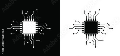 Circuit board or electronic motherboard. lines and dots connect. Vector high-tech technology data. Communication and engineering concept. digital tech background. Corporate engineering drawing design.
