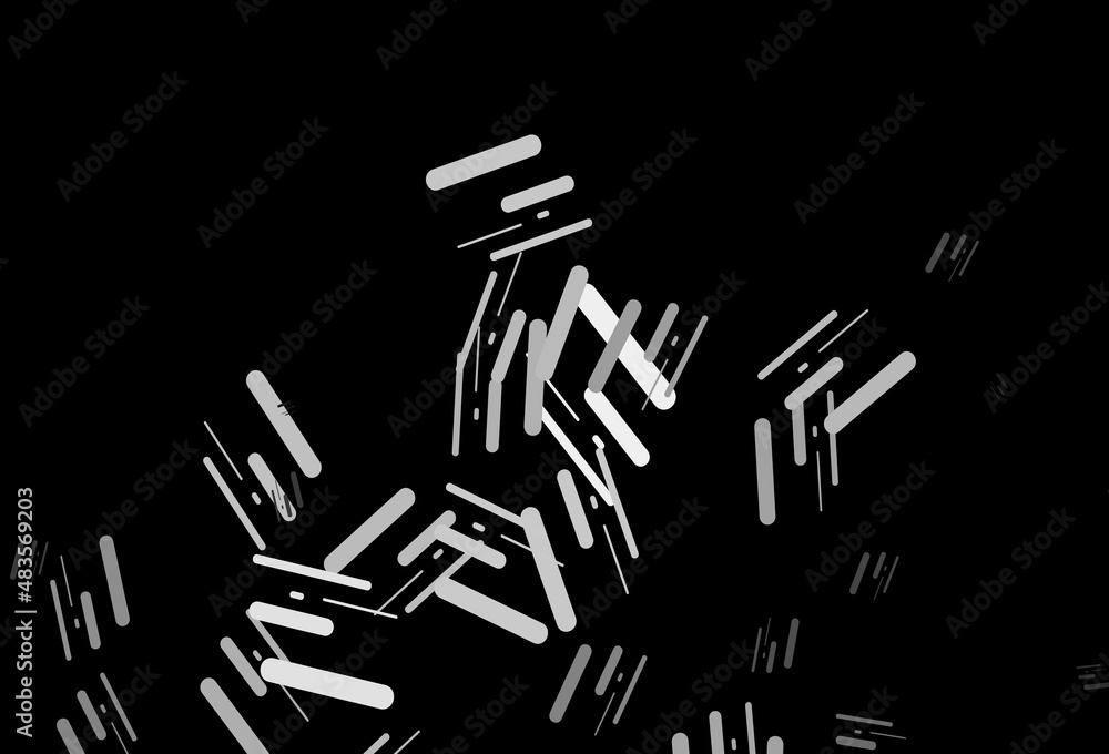 Dark silver, gray vector layout with flat lines. Dark silver, gray vector layout with flat lines.