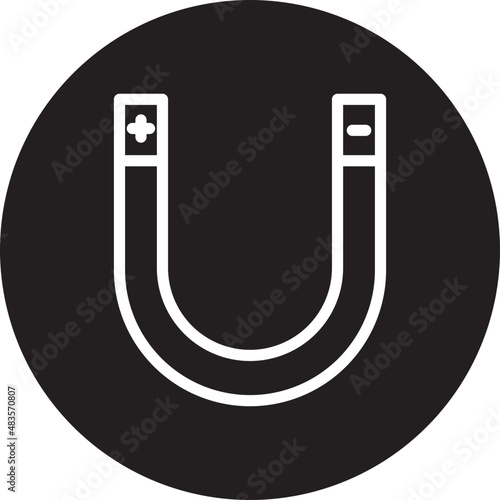 magnet glyph icon