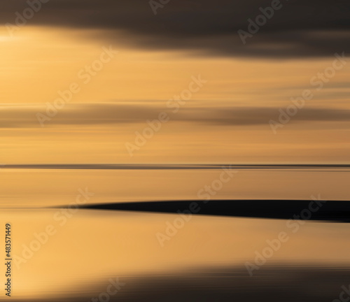 Beautiful sunset landscape ...