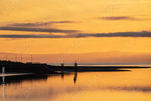 Beautiful sunset landscape ...