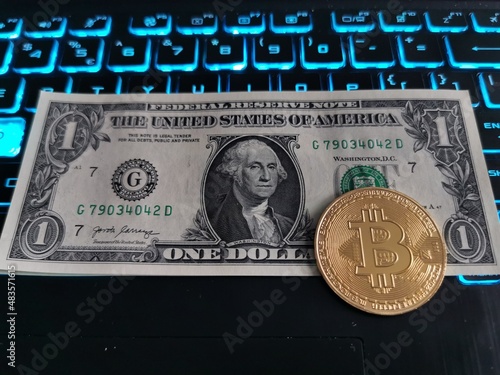 One dollar one bitcoin