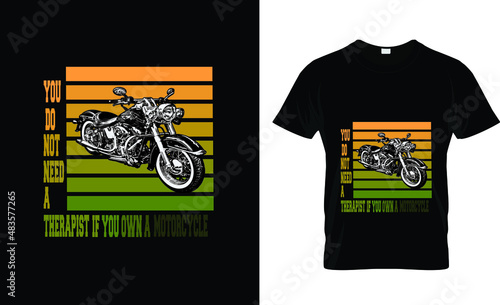 motorcycle t-shirt design