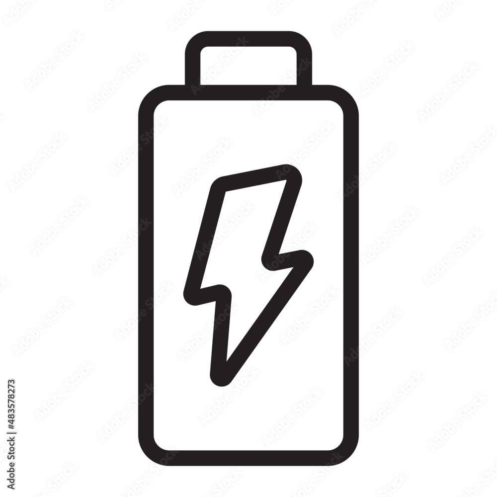 charger line icon charger line icon