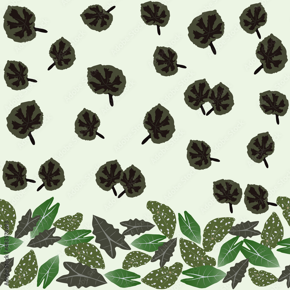 beautiful seamless pattern of leaves
beautiful seamless pattern of leaves