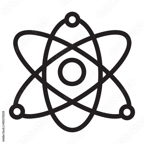 atom line icon