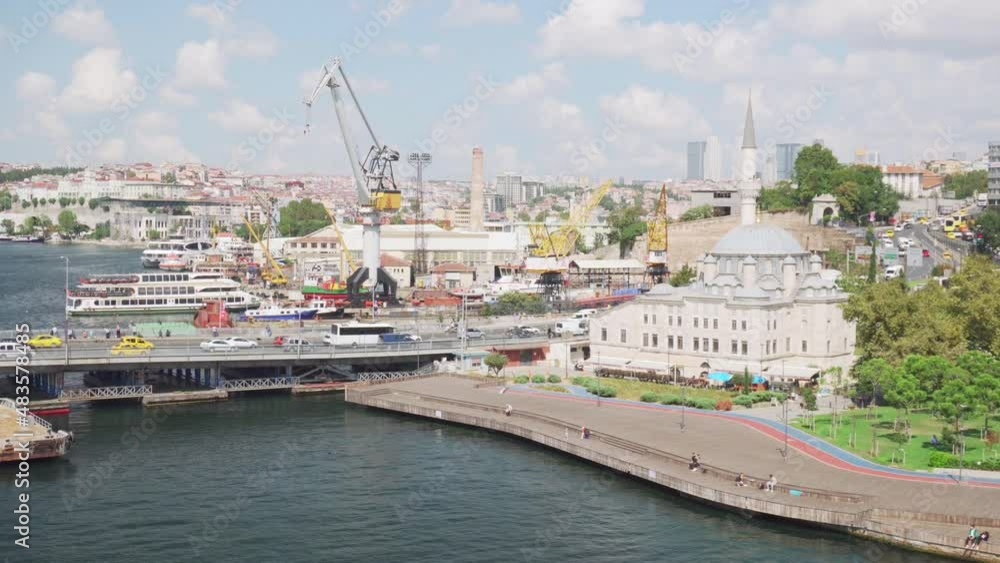 The Sokollu Mehmed Pasha Mosque and the Ataturk Bridge, Istanbul The Sokollu Mehmed Pasha Mosque and the Ataturk Bridge, Istanbul