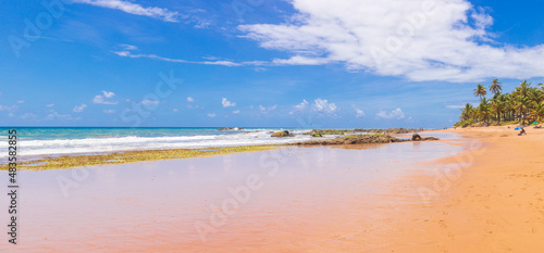 Partial view of Busca Vida beach in Abrantes