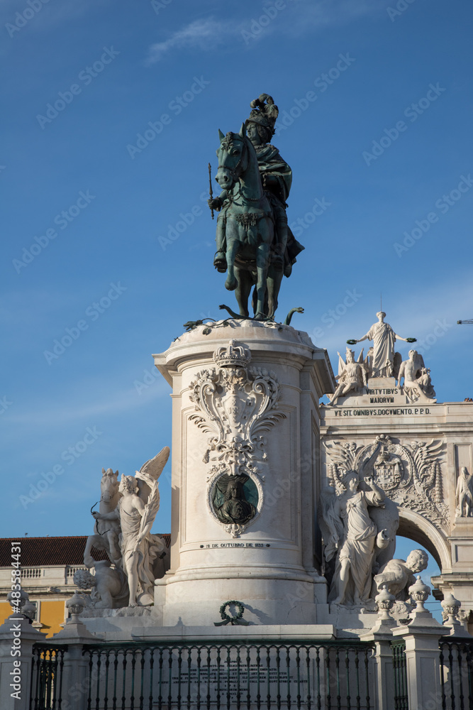 Obraz premium D.José I Statue at 