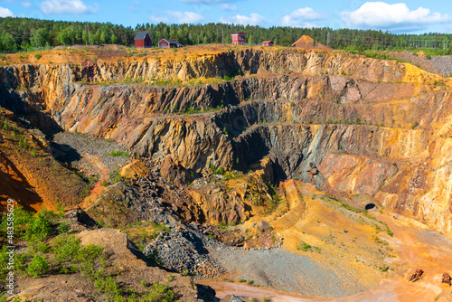 Mining Area of the Great Copper Mountain in Falun, Sweden - UNESCO World Heritage Site photo