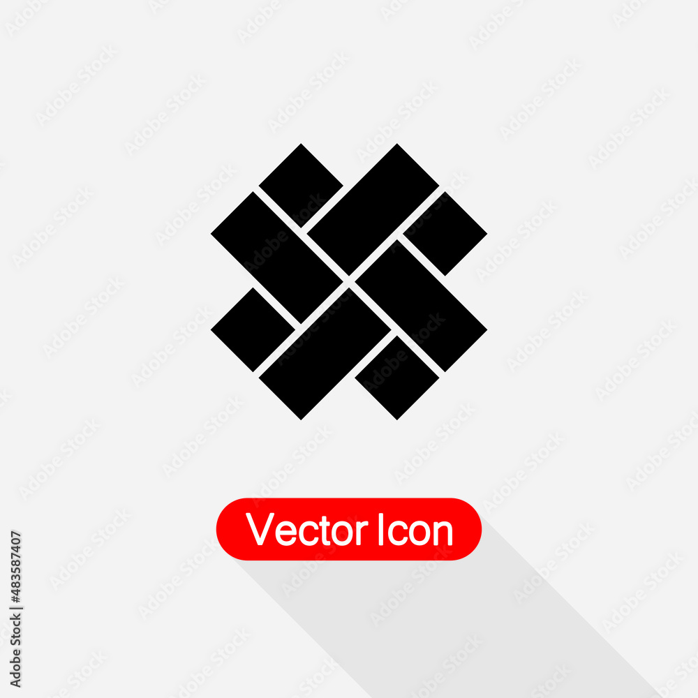 Parquet Floor Icon,Parquet Icon, Japanese Cross Icon Vector Illustration Eps10 Parquet Floor Icon,Parquet Icon, Japanese Cross Icon Vector Illustration Eps10