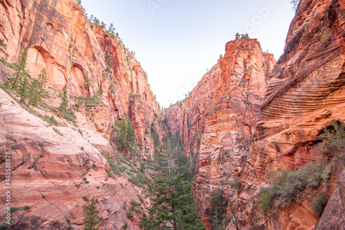 Hiking Zion National Park's Angel's Landing at Sunrise in Utah