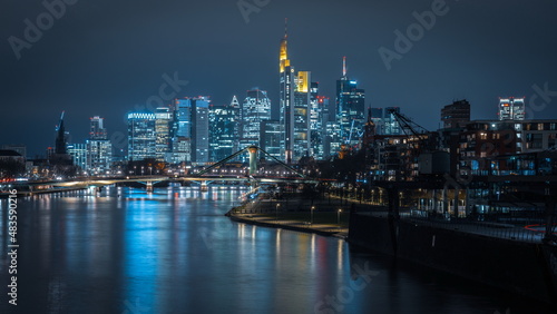 Skyline Frankfurt am Main Nacht