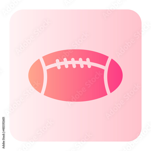 rugby gradient icon