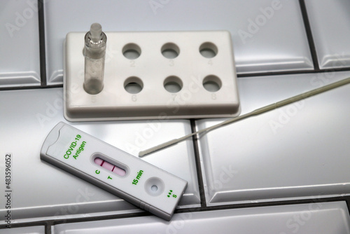 Positive covid 19 home antigen test
