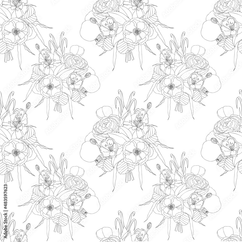 seamless floral pattern seamless floral pattern