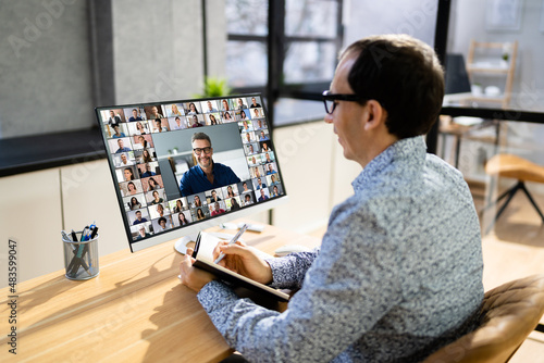 Online Video Conference Call