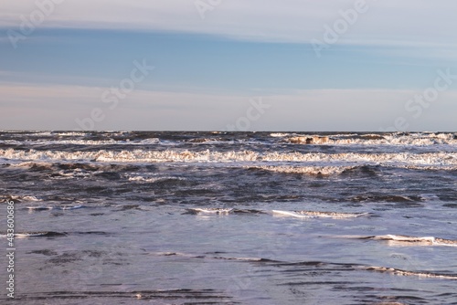 Obraz na płótnie Surf of the North Sea. Nordjylland (North Jutland Region), Denmark w salonie