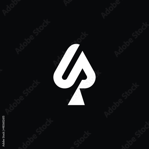 ace of spades minimalistic line design graphic