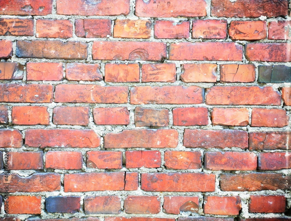 Obraz premium red brick wall
