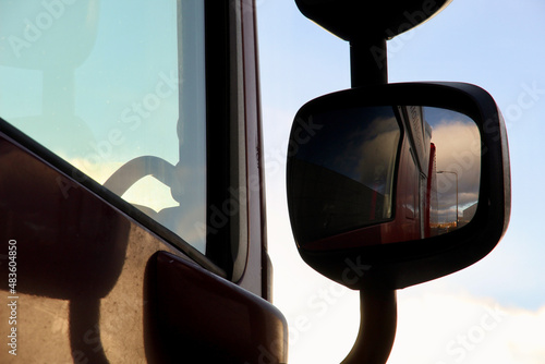 truck rear mirror