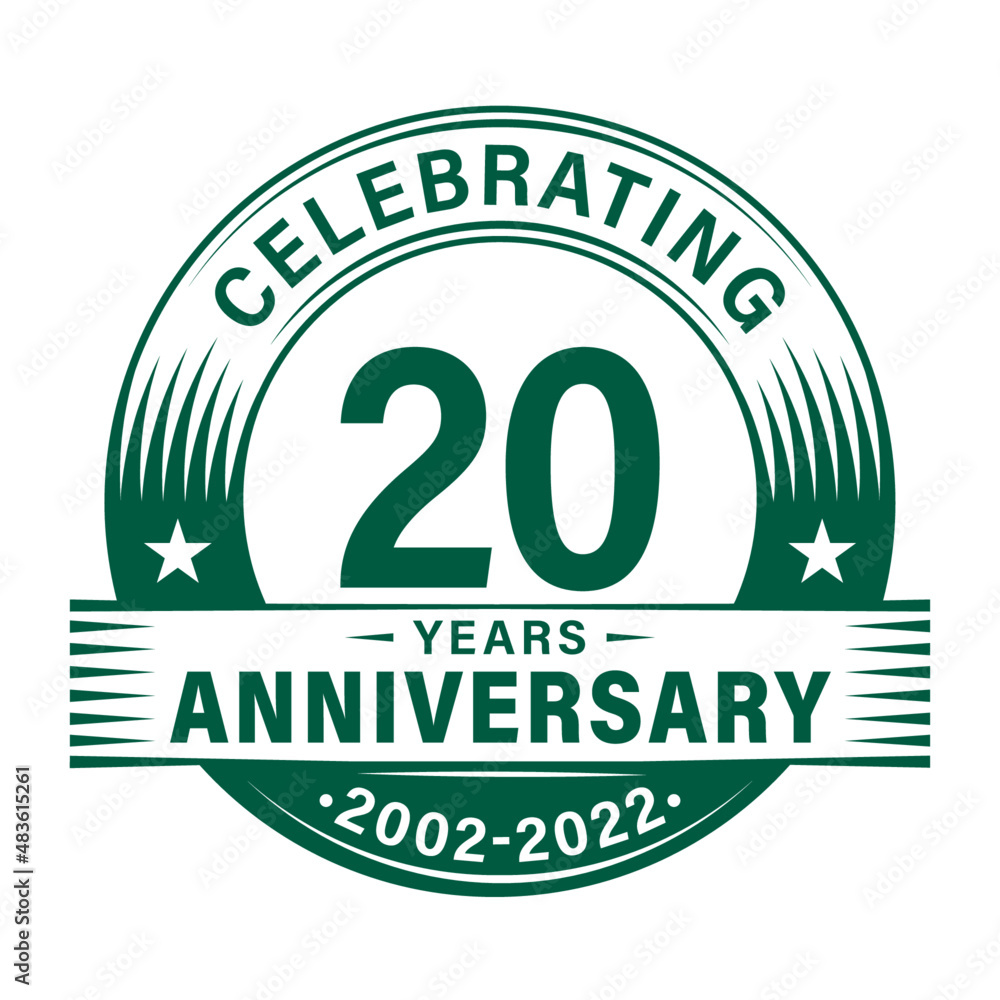 Printover 20 Years Experience Emblem High-Res Vector Graphic - Getty Images