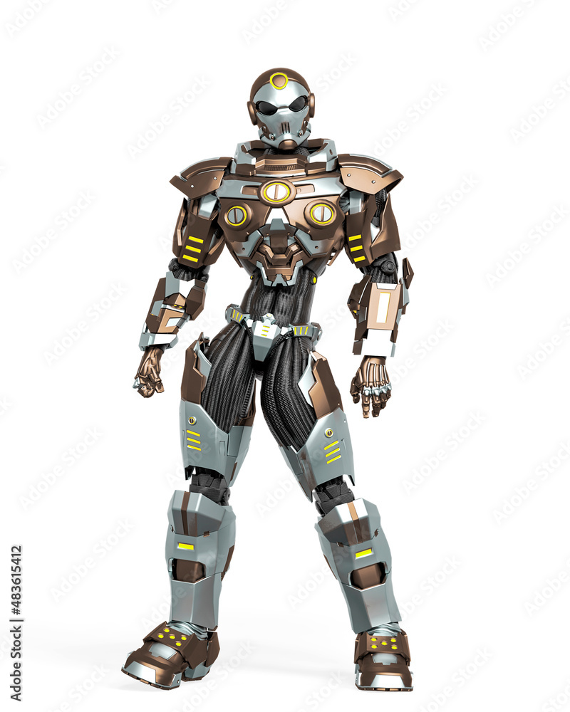 space knight is standing up space knight is standing up