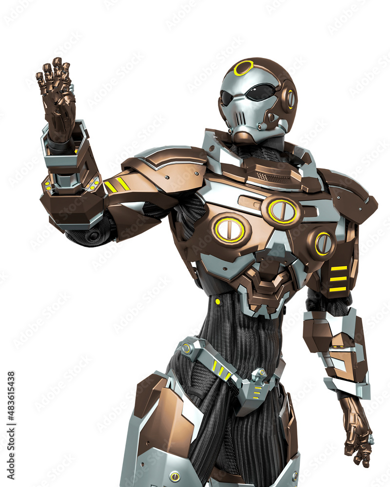 space knight is waving space knight is waving