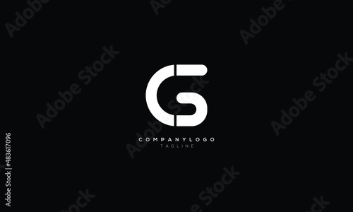 GCS Abstract initial monogram letter alphabet logo design photo