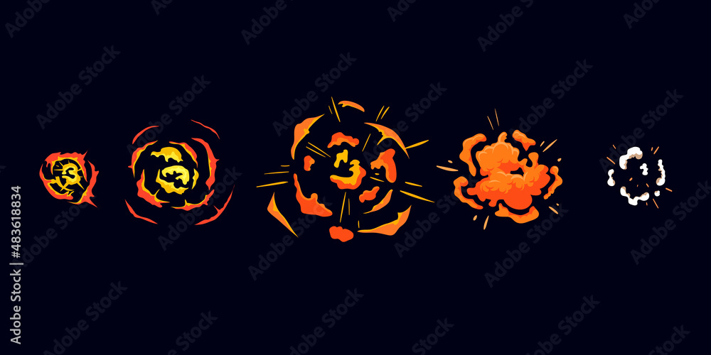 Boom. Comic book explosion. Hand drawn vector illustration Boom. Comic book explosion. Hand drawn vector illustration