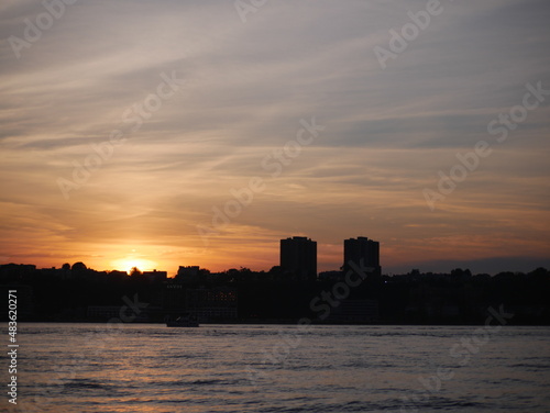 sunset over new jersey © tak