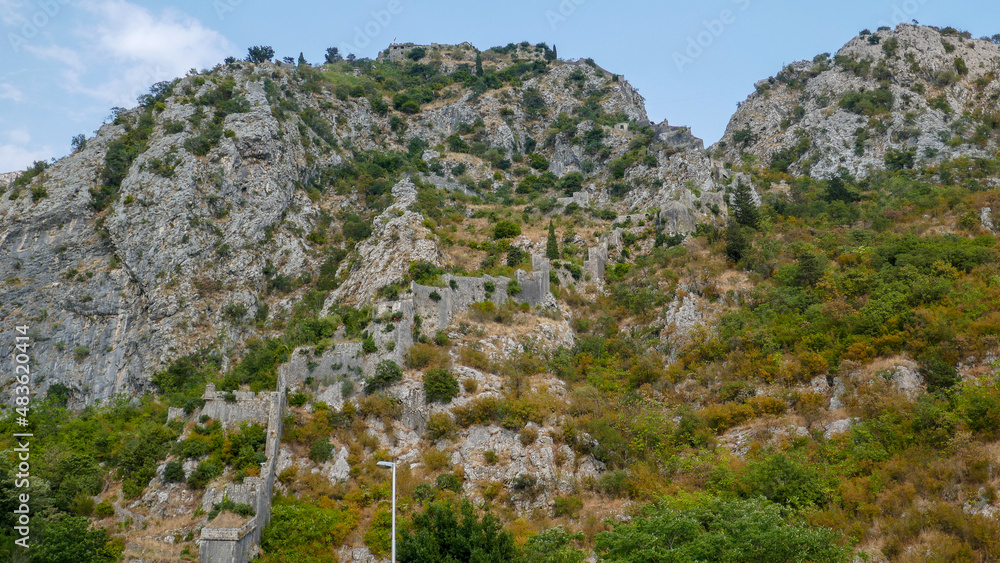 Kotor - popular resort in Montenegro, Europe Kotor - popular resort in Montenegro, Europe