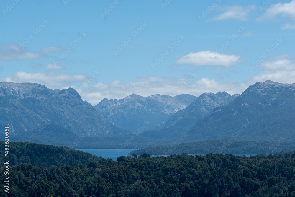 Obraz premium Mountains and clouds