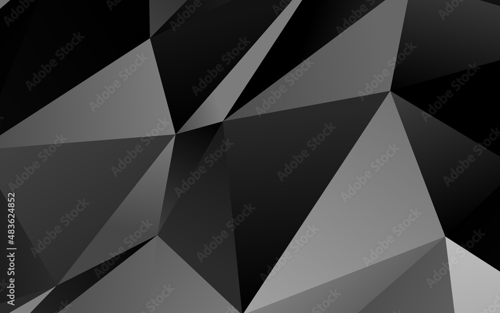 Light Silver, Gray vector abstract mosaic background. Light Silver, Gray vector abstract mosaic background.