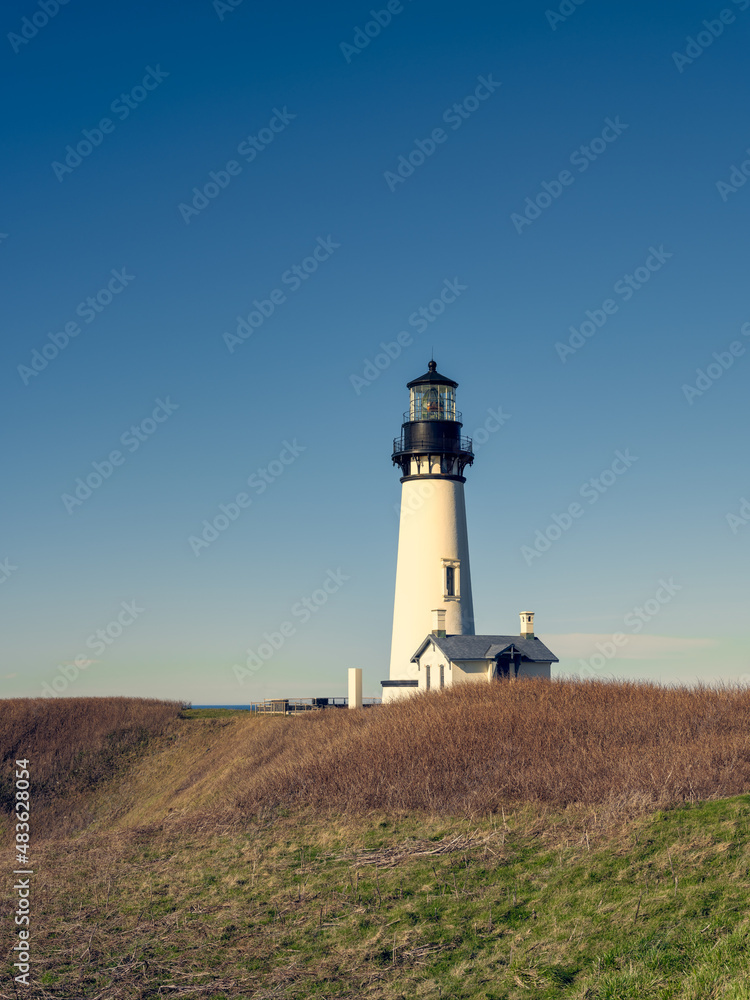 Yaquina Head Lighthouse, Oregon USA.