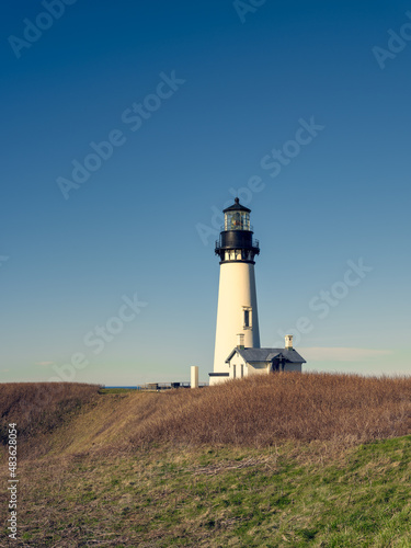 Yaquina Head Lighthouse  Oregon USA.