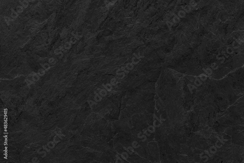 Obraz na plátně Dark grey black slate background or texture